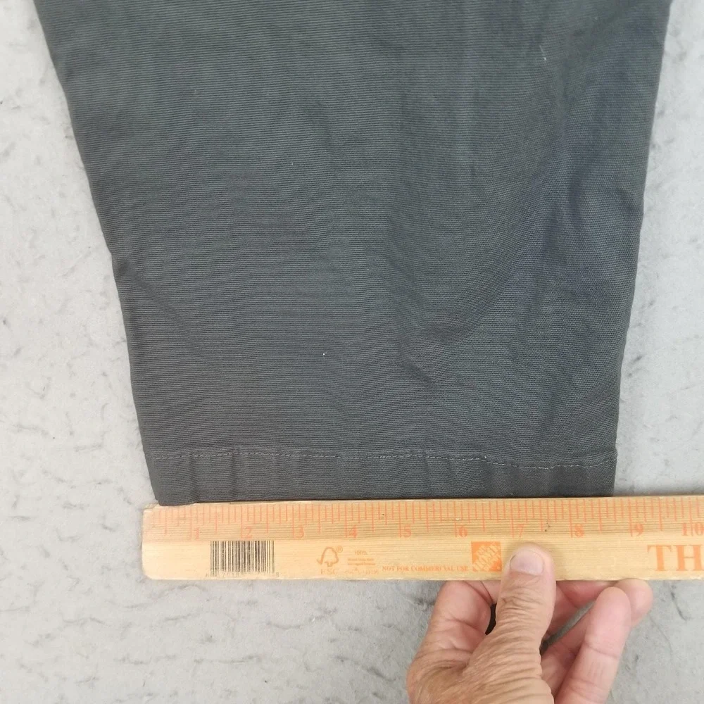 Lee Pants Mens 40x32 Gray Extreme Motion Straight Chino Cargo Stretch Casual